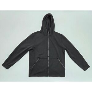 Lululemon City Sweat Full Zip Hoodie Mens XL Black Water Repellent Fleece